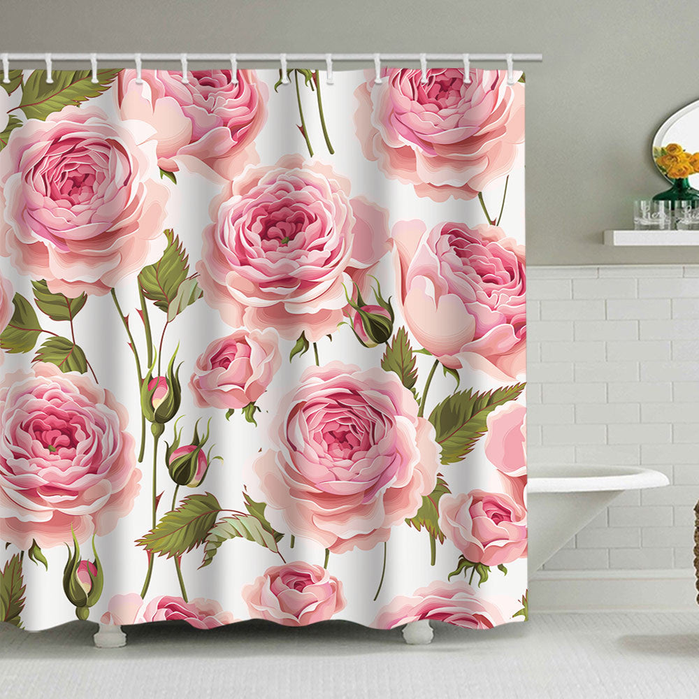 Floral Design Shower Curtain Kalsten