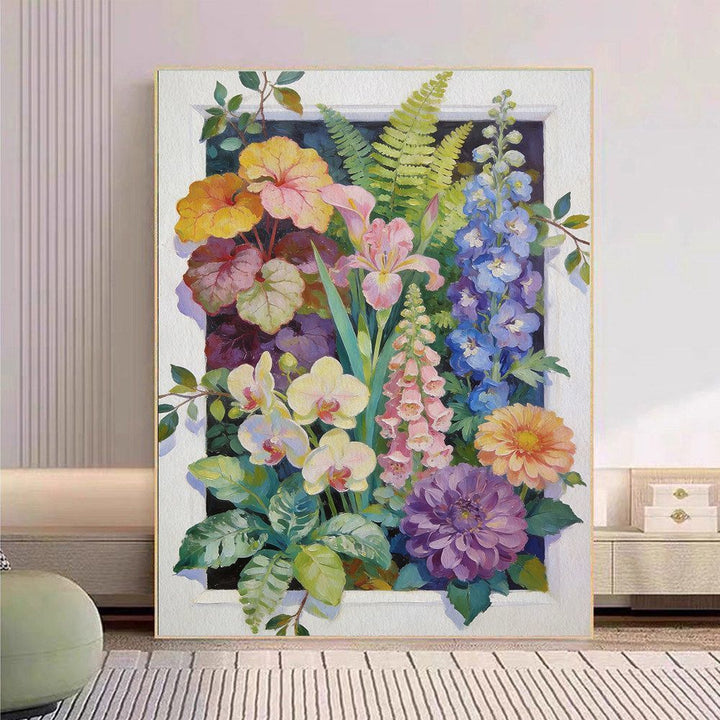 Floral Botanical Canvas Art Print Kalsten