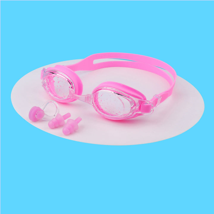 Swimming goggles with integrated ear protection and anti-fog Kalsten