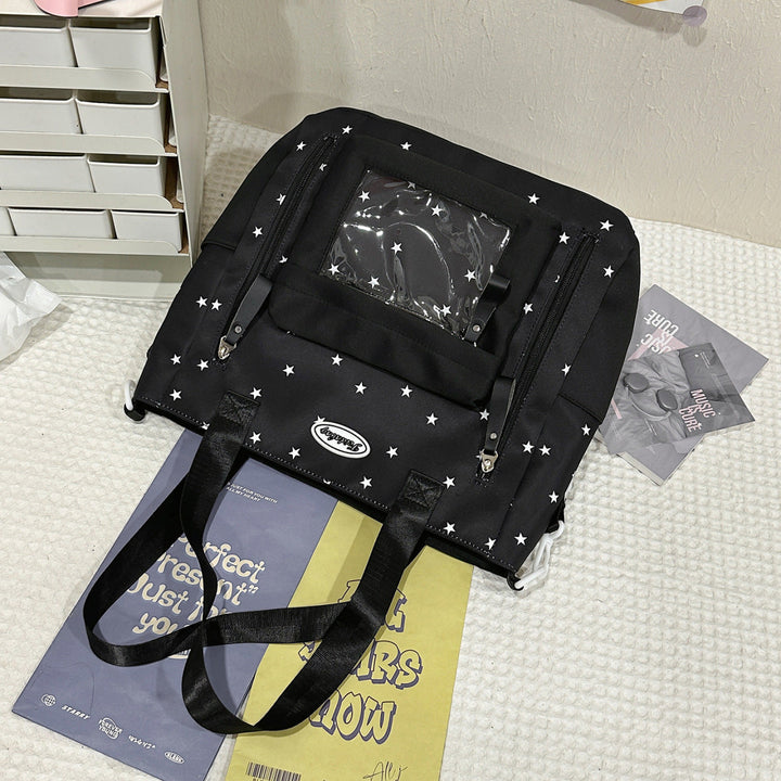 Star-Print Multi-Functional School Backpack Kalsten