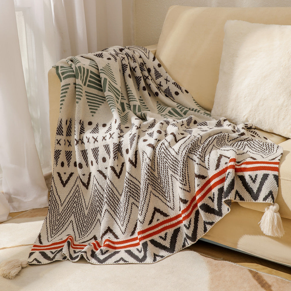 Women's Decorative and Stylish Macrame Blanket Kalsten