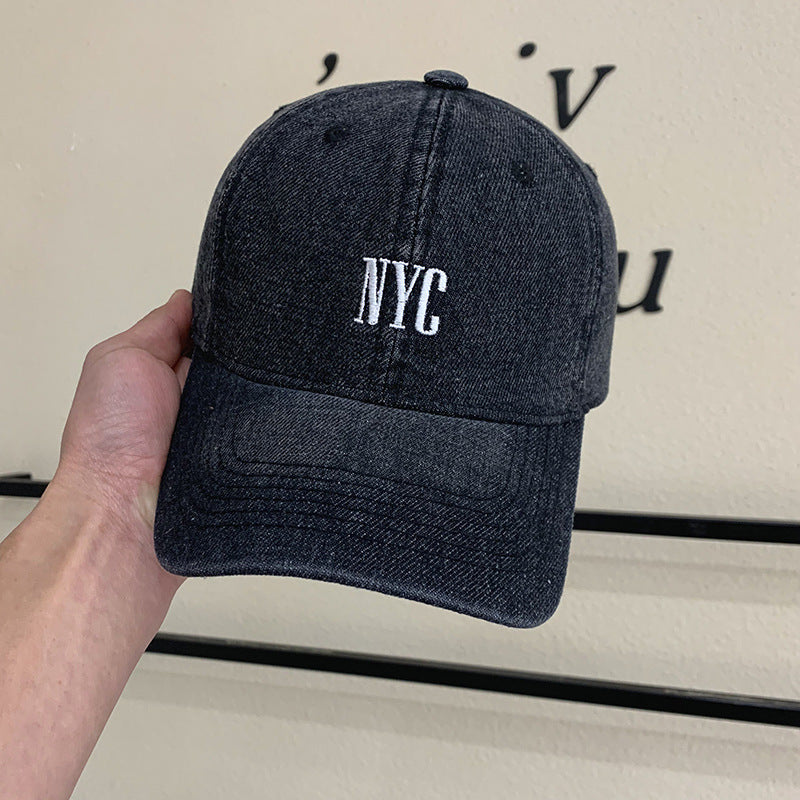 Women's Vintage-Inspired Denim Baseball Cap Kalsten