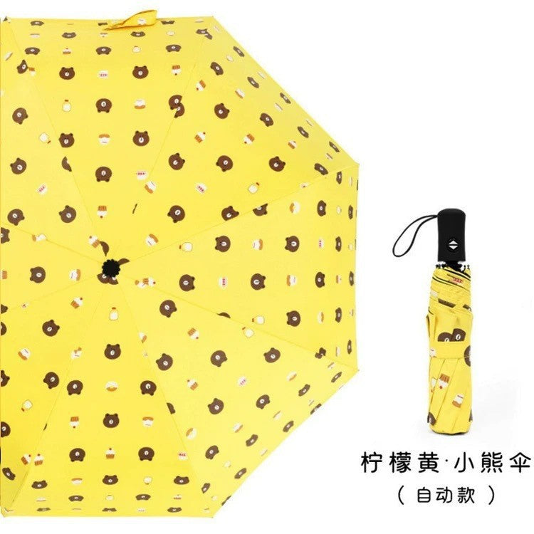 Women's creative folding umbrella with animal motif Kalsten