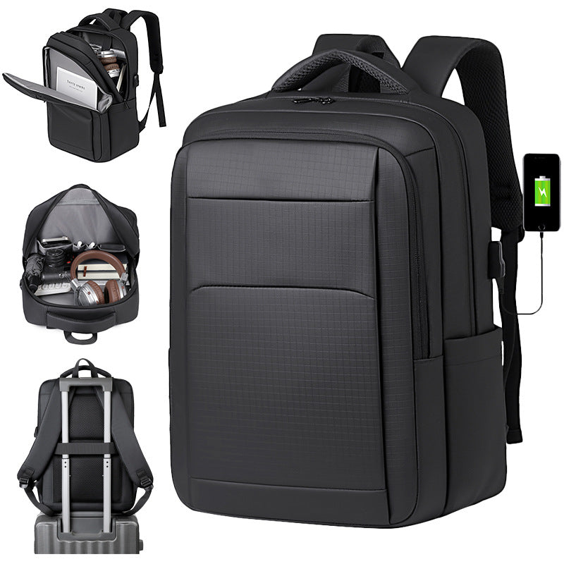 Stylish laptop backpack with abrasion-resistant fabric and efficient organization system Kalsten