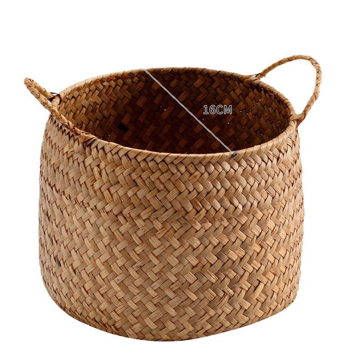 Handcrafted Storage Bin with Natural Woven Design Kalsten
