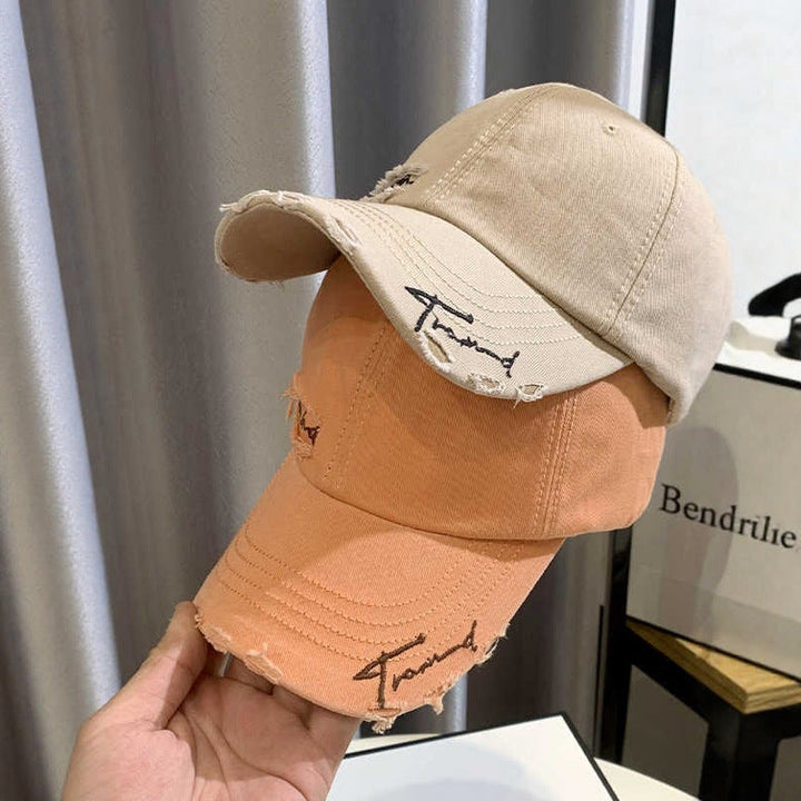 Unisex Distressed Graphic Baseball Hat Kalsten