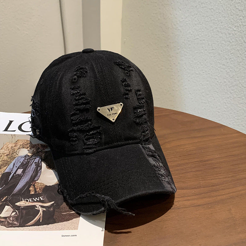 Women's Distressed Denim Baseball Cap Kalsten 1784084082