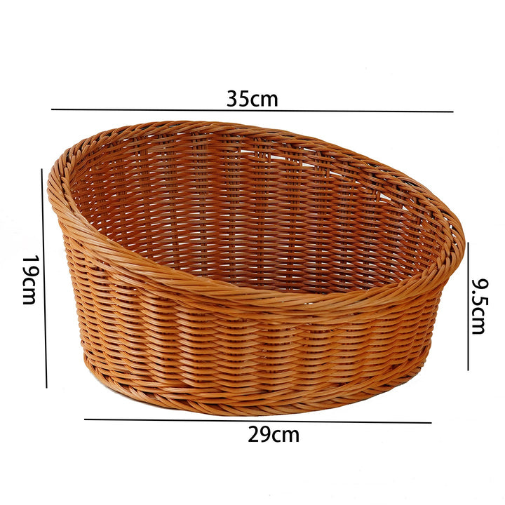 Ladies oval basket made of high-quality willow material Kalsten