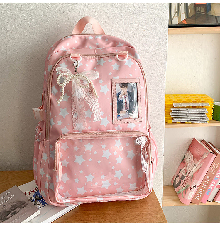 Star-Themed Multi-Functional Backpack Kalsten