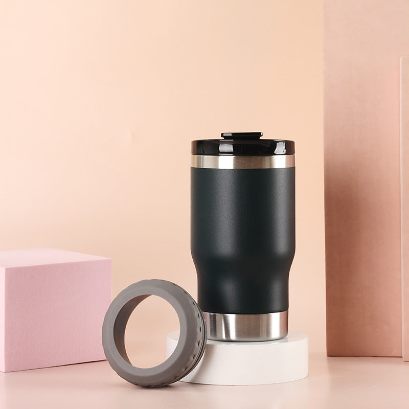 Women Insulated Travel Mug with Non-Slip Silicone Ring Kalsten