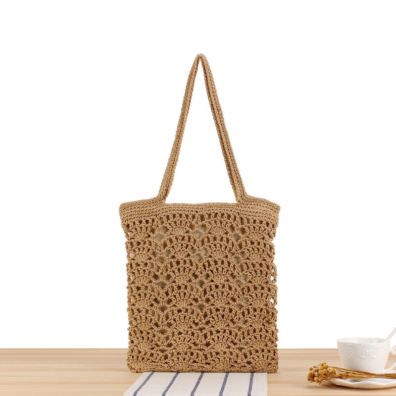 Macramé Beach Bag with Handwoven Design Kalsten