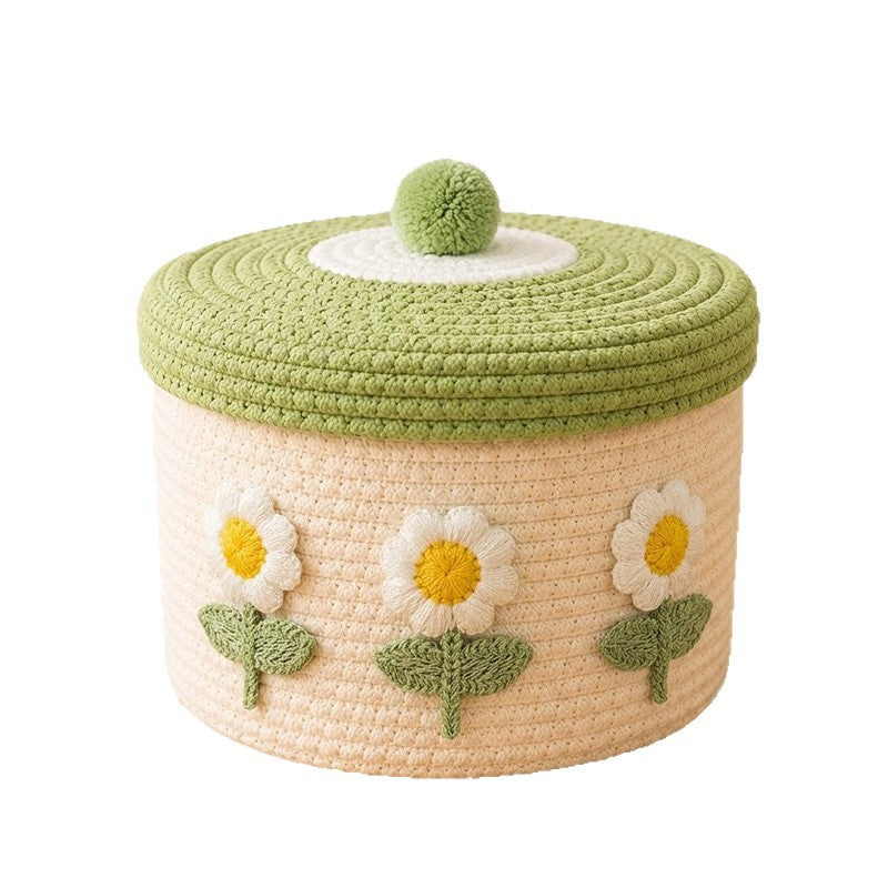 Decorative Knitted Storage Container Acalora