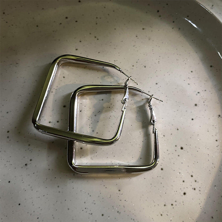 Square Earrings Made of High-Quality Stainless Steel Kalsten