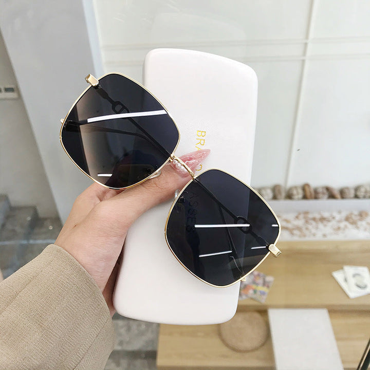 Women Elegant Oversized Sunglasses with Square Design and UV Protection Kalsten