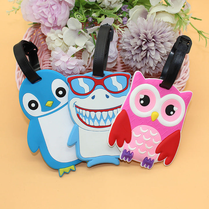 Unisex luggage tag in cute penguin design Kalsten