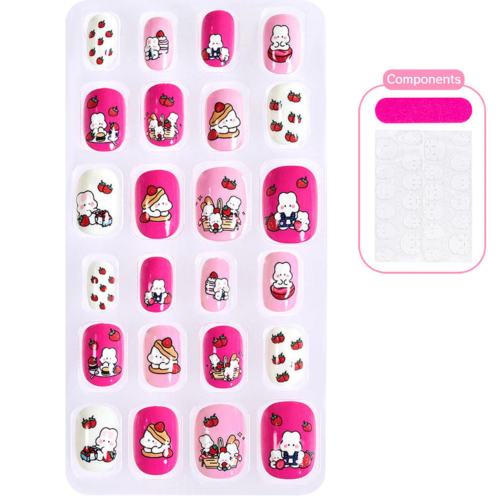 Themed Summer Beach Nail Art Press-On Nails Kalsten