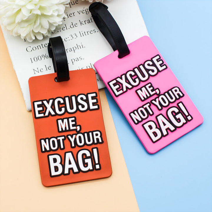 Unisex Luggage Tag with Funny Saying Kalsten