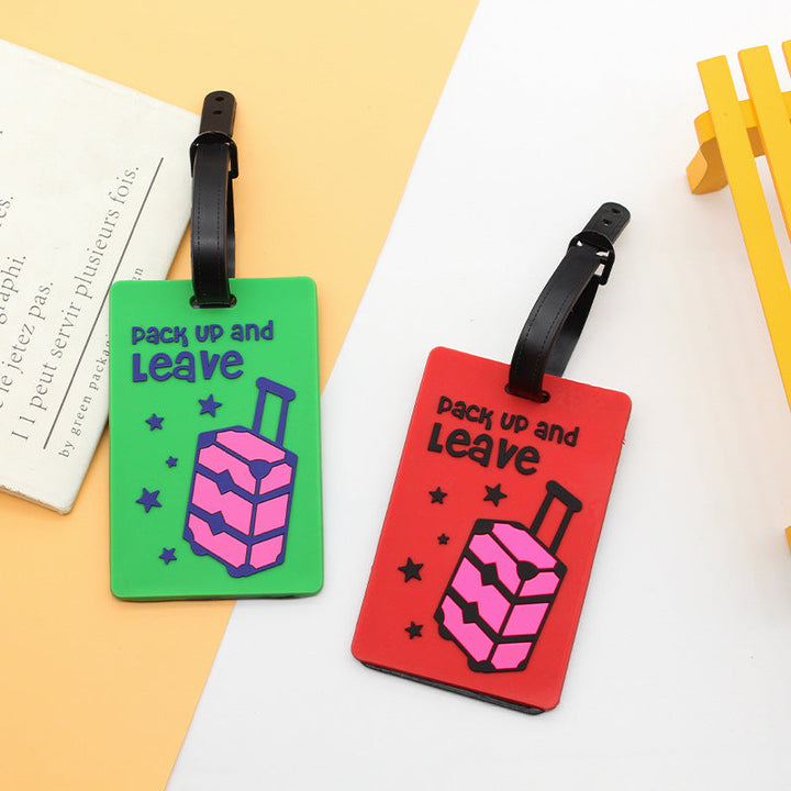 Unisex Travel-Themed Luggage Tag Kalsten