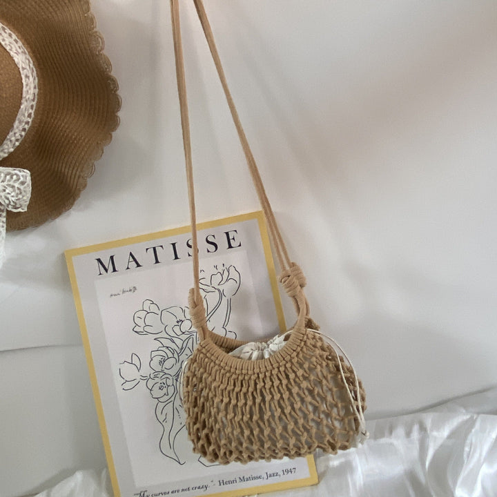 Hand-knotted Macrame Shoulder Bag Kalsten