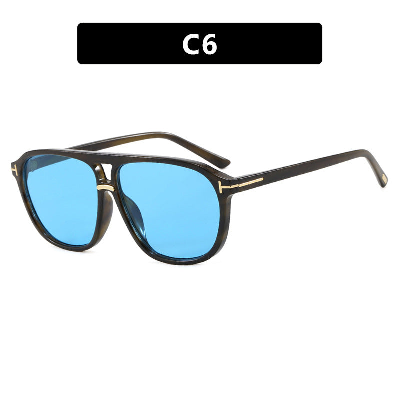 Women's square sunglasses with luxurious tortoiseshell pattern and polarized lenses Kalsten