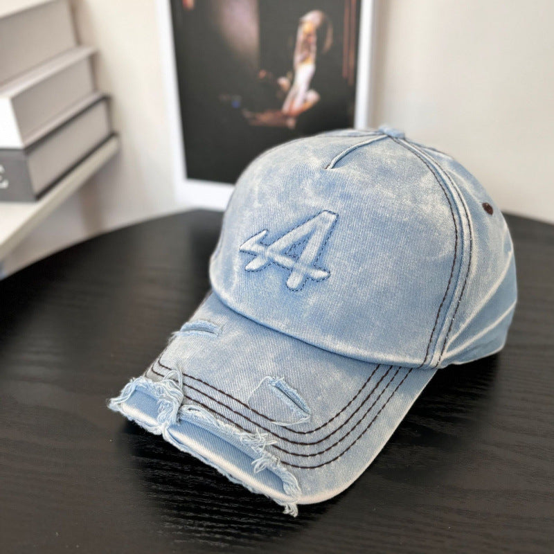 Women's Distressed Vintage Style Baseball Cap Kalsten
