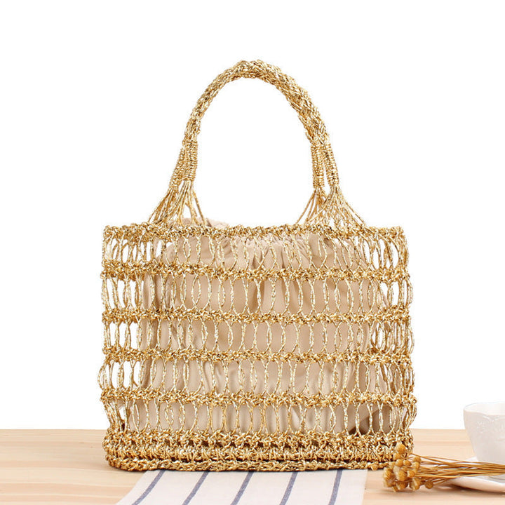 Shoulder bag made of punched metal grid Kalsten