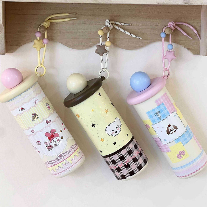 Women's insulated drinking bottle with practical carrying strap and cute animal motif Kalsten