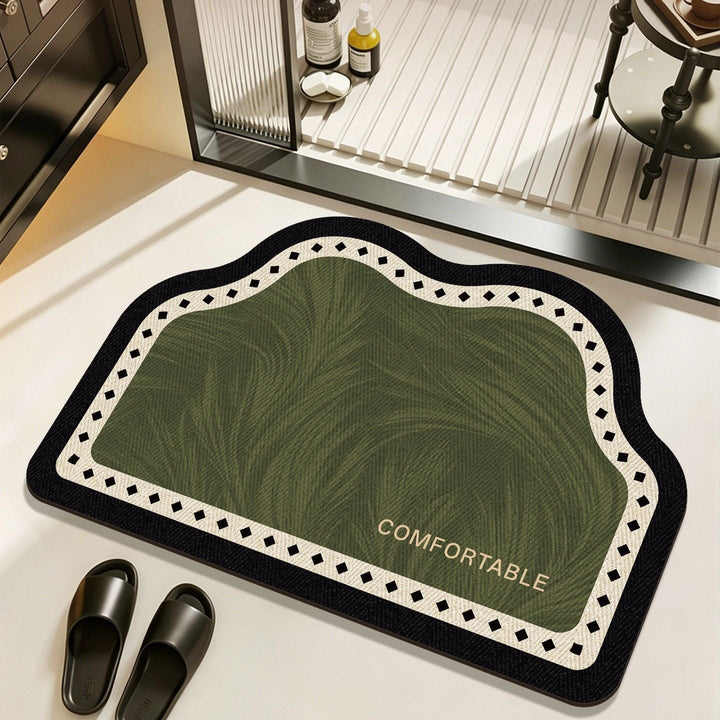 Decorative Cat-Themed Bath Mat Kalsten