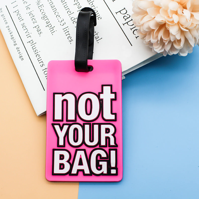 Unisex Luggage Tag with Humorous Saying Kalsten