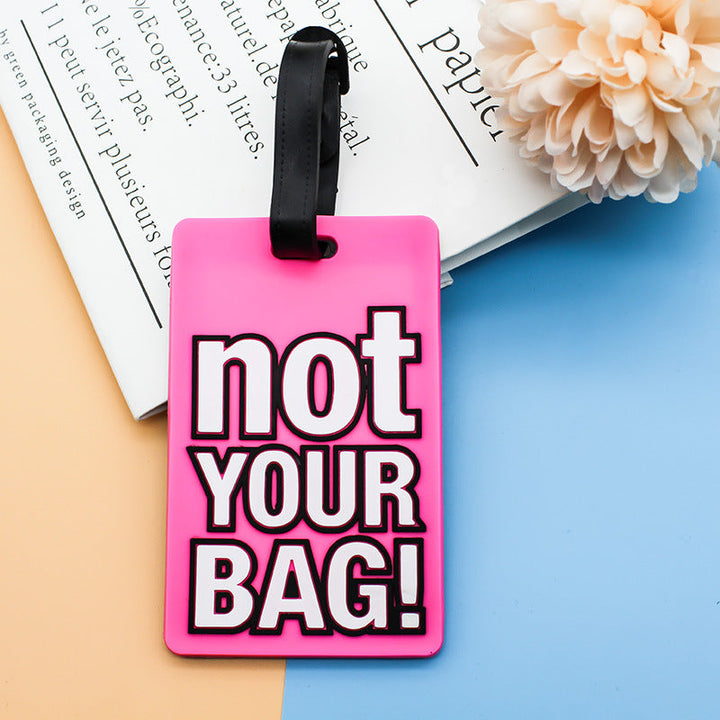 Unisex Luggage Tag with Humorous Saying Kalsten