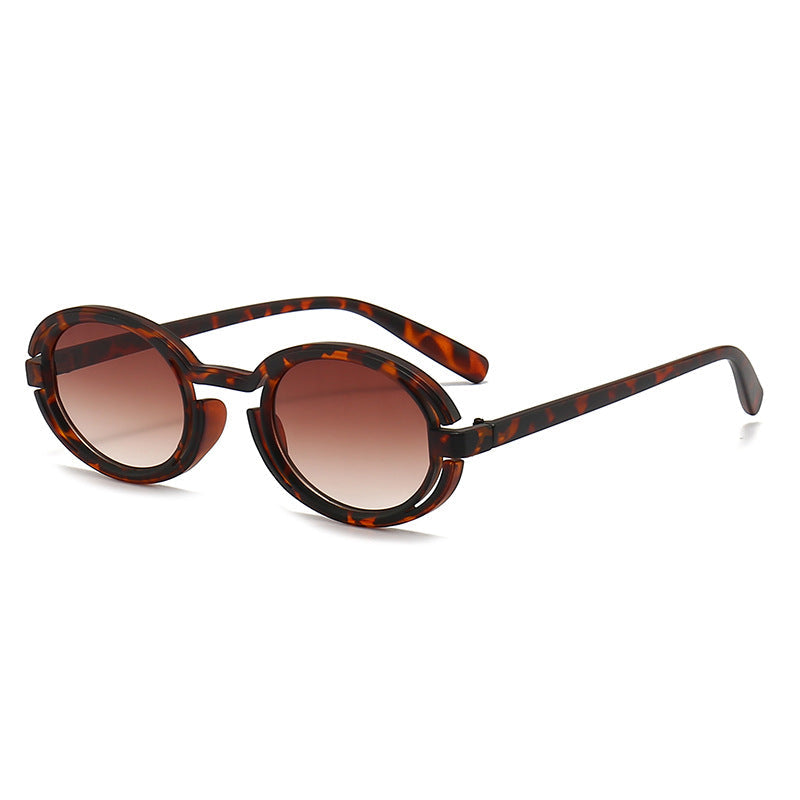 Ladies Round Sunglasses in Modern Retro Style Kalsten