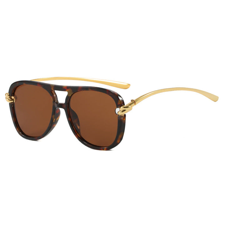 Women's sporty sunglasses with wide plastic frame and UV protection Kalsten