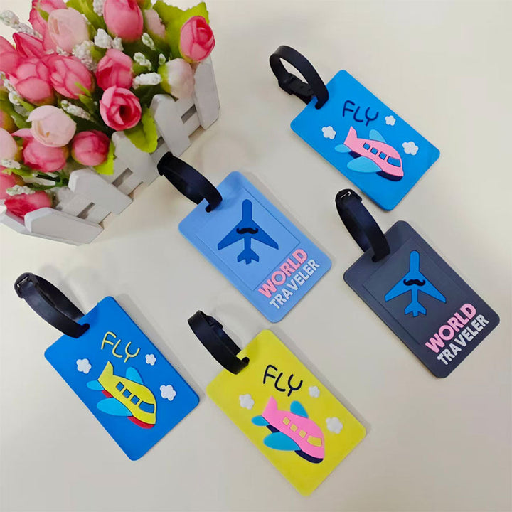 Unisex Luggage Tag with Unique Airplane Design Kalsten