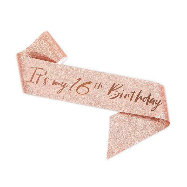 Ladies Festive 10th Birthday Decoration Ribbon Kalsten