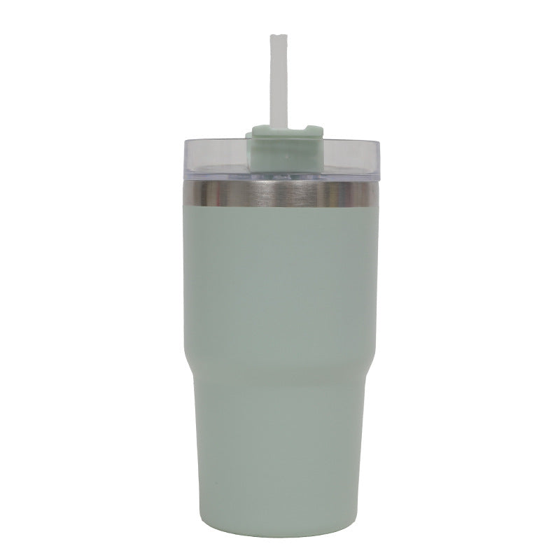 Women's Thermo Drinking Cup with Ergonomic Handle and Practical Straw Kalsten