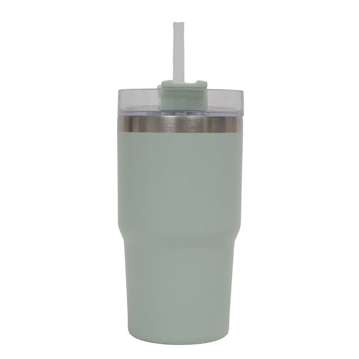 Women's Thermo Drinking Cup with Ergonomic Handle and Practical Straw Kalsten