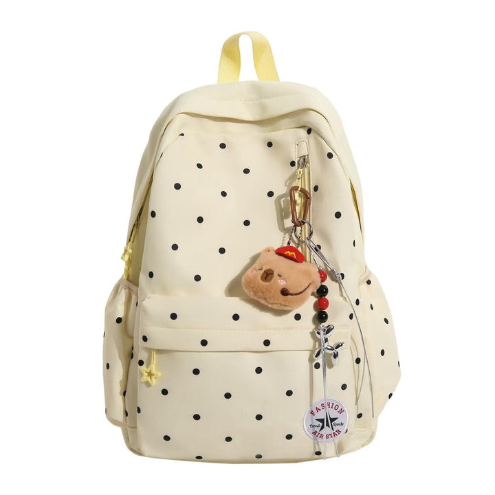 Polka Dot Embellished Backpack Kalsten