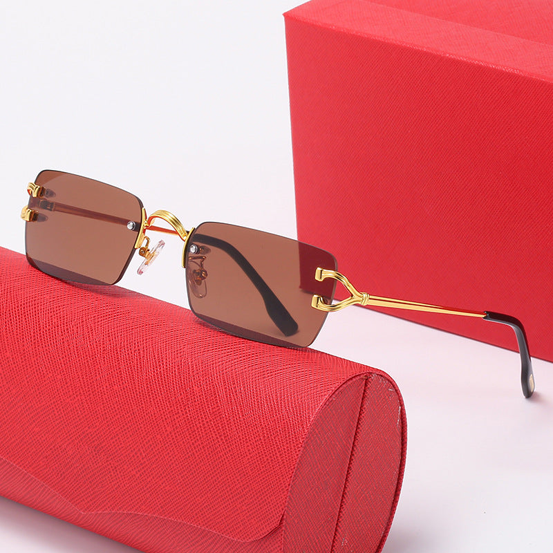 Women's fashionable correction glasses with elegant metal frame and comfortable nose pads Kalsten