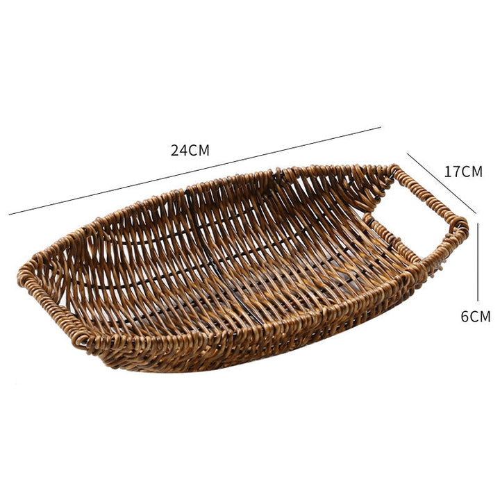 Decorative Handwoven Serving Tray Kalsten