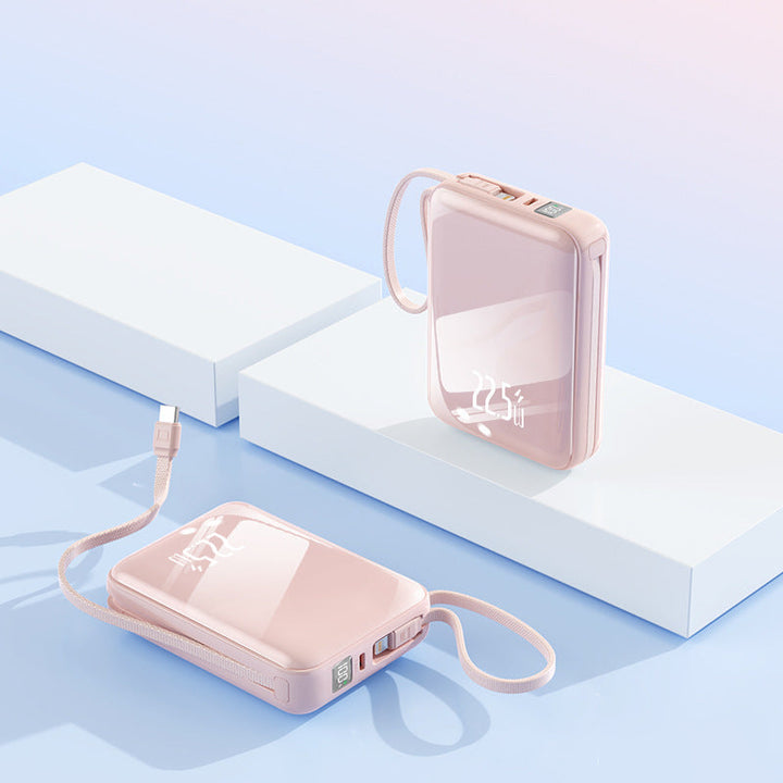 Portable power bank with elegant design and multifunctional charging cable Kalsten