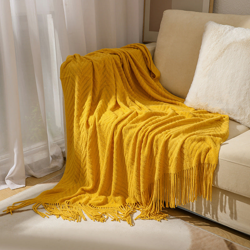 Ladies cozy throw blanket Kalsten