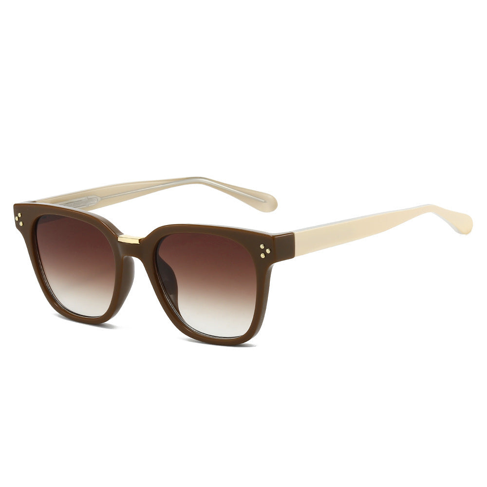 Women’s Geometric Sunglasses with Wide Frame and UV Protection Kalsten