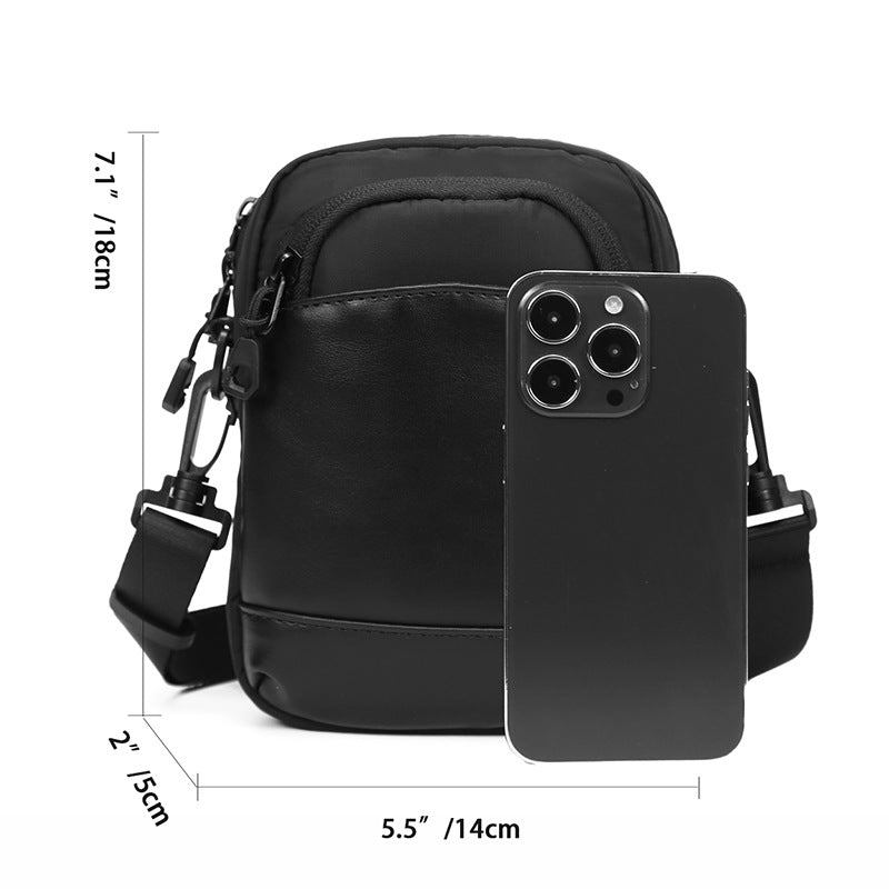 Compact Leather Crossbody Bag Kalsten