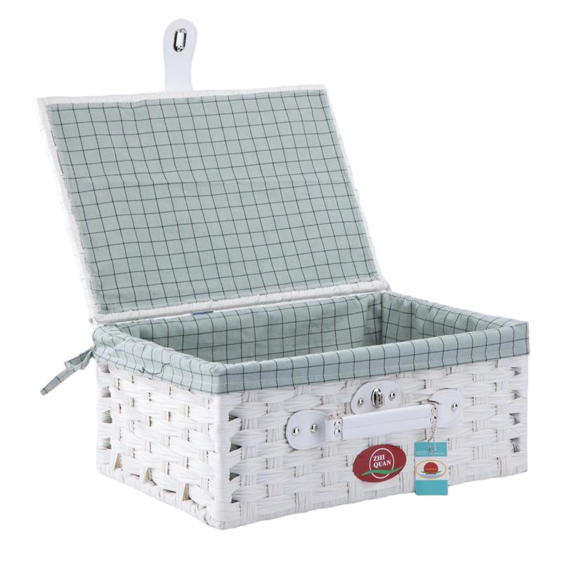 Ladies Decorative Storage Basket with Removable Fabric Cover Kalsten