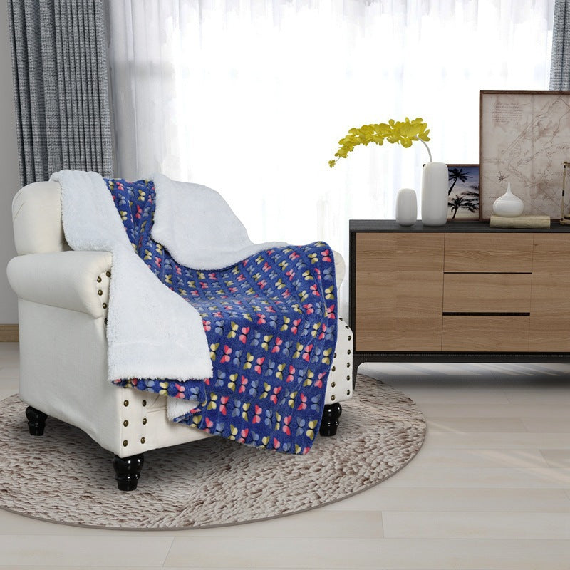 Women's Fleece Blanket with Reversible Design Kalsten