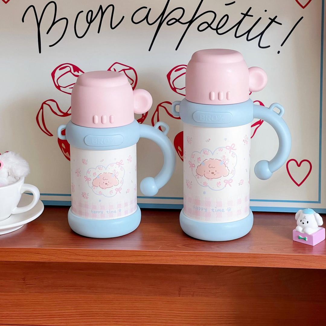 Ladies Insulated Floral Pattern Thermos Bottle Kalsten
