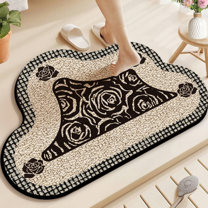 Soft Textured Bathroom Rug Kalsten