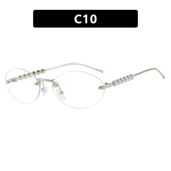 Women's stylish oval sunglasses with elegant embellishments Kalsten
