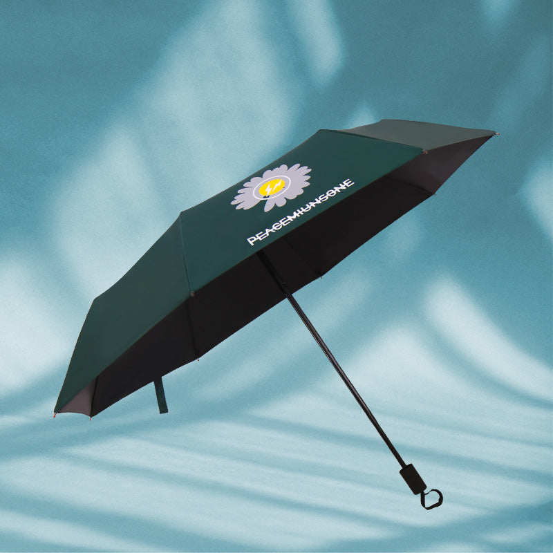 Women Foldable Umbrella with Floral Pattern Kalsten