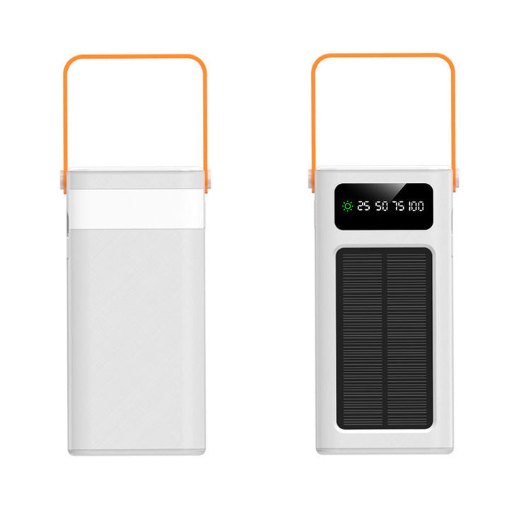 Portable Solar Power Bank with Digital Display and Practical Carrying Strap Kalsten